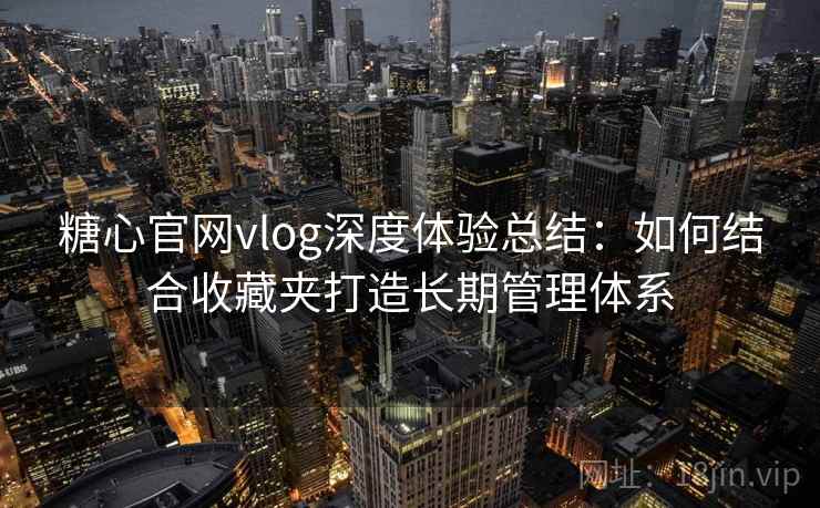 糖心官网vlog深度体验总结:如何结合收藏夹打造长期管理体系