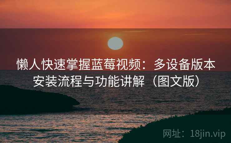 懒人快速掌握蓝莓视频:多设备版本安装流程与功能讲解(图文版)