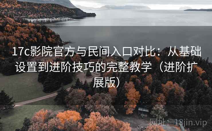 17c影院官方与民间入口对比：从基础设置到进阶技巧的完整教学（进阶扩展版）