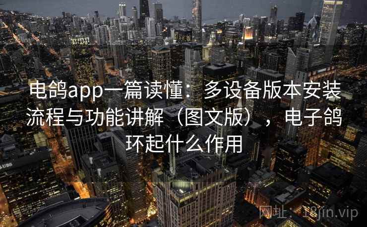 电鸽app一篇读懂:多设备版本安装流程与功能讲解(图文版),电子鸽环起什么作用