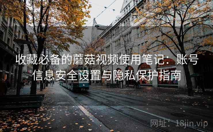 收藏必备的蘑菇视频使用笔记：账号信息安全设置与隐私保护指南