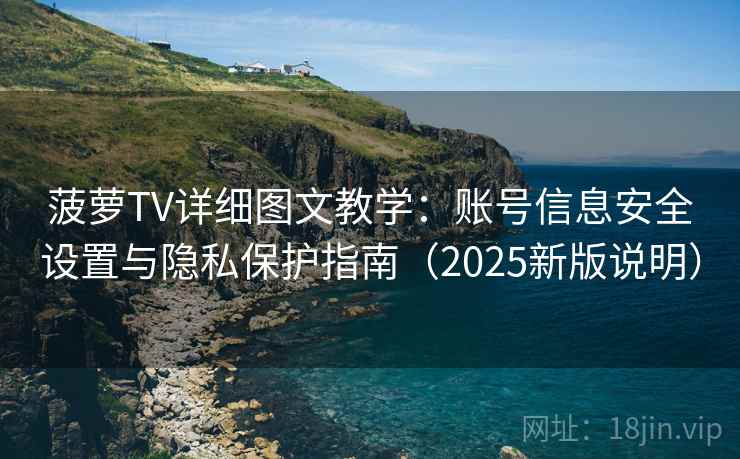 菠萝TV详细图文教学:账号信息安全设置与隐私保护指南(2025新版说明)