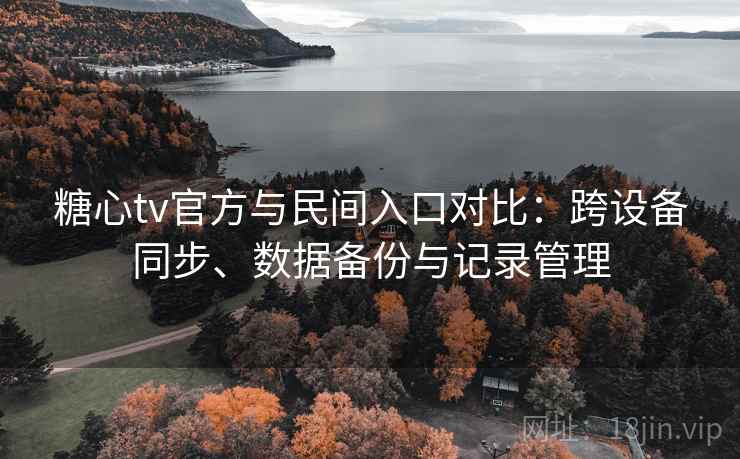 糖心tv官方与民间入口对比：跨设备同步、数据备份与记录管理
