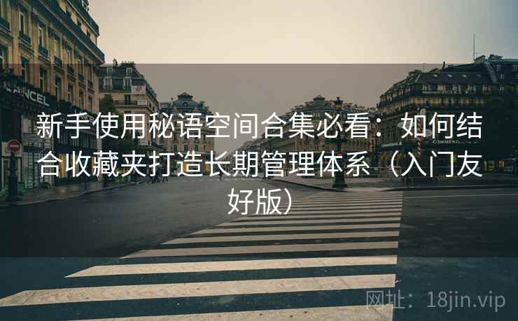 新手使用秘语空间合集必看：如何结合收藏夹打造长期管理体系（入门友好版）