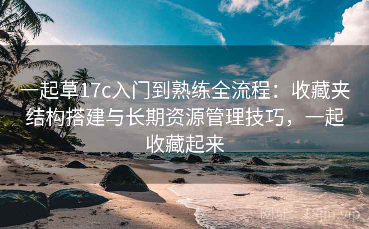 一起草17c入门到熟练全流程：收藏夹结构搭建与长期资源管理技巧，一起收藏起来