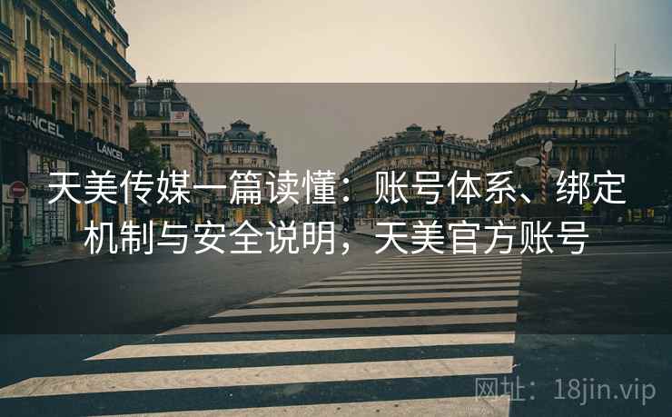 天美传媒一篇读懂：账号体系、绑定机制与安全说明，天美官方账号  第2张