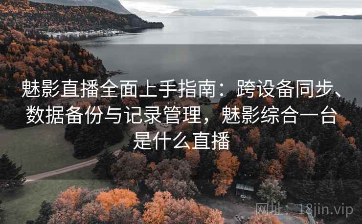 魅影直播全面上手指南：跨设备同步、数据备份与记录管理，魅影综合一台是什么直播