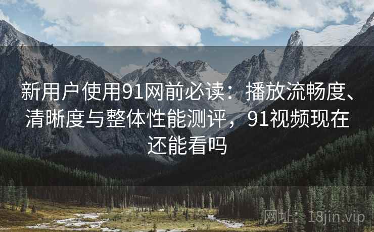 新用户使用91网前必读：播放流畅度、清晰度与整体性能测评，91视频现在还能看吗