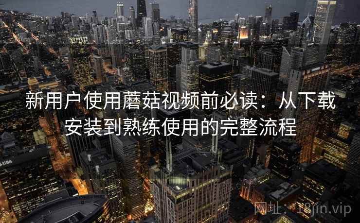 新用户使用蘑菇视频前必读：从下载安装到熟练使用的完整流程