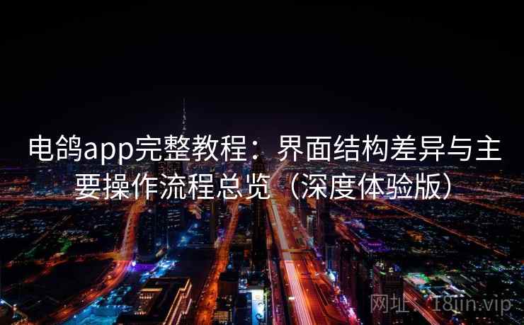 电鸽app完整教程:界面结构差异与主要操作流程总览(深度体验版) 第1张 电鸽app完整教程:界面结构差异与主要操作流程总览(深度体验版) 第1张