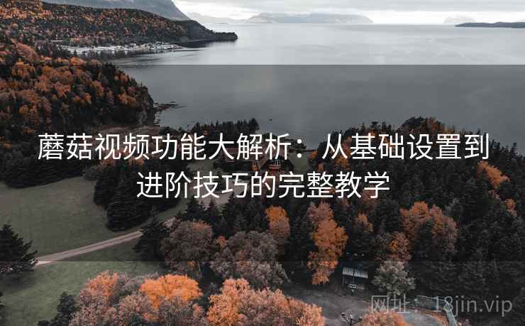蘑菇视频功能大解析:从基础设置到进阶技巧的完整教学 第2张 蘑菇视频功能大解析:从基础设置到进阶技巧的完整教学 第2张